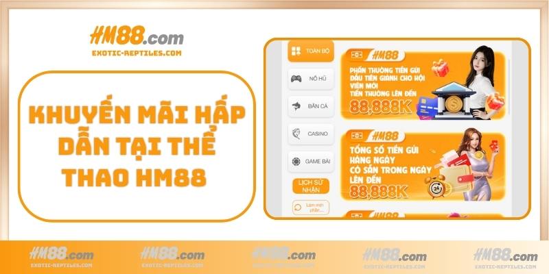 Khuyến mãi hấp dẫn tại Thể Thao HM88